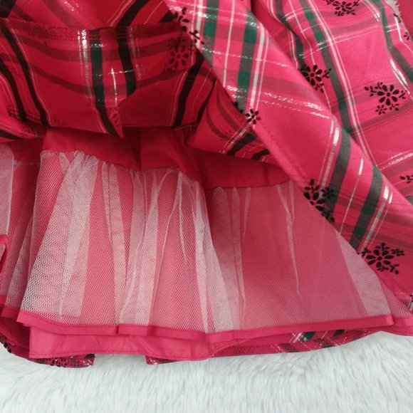 Pippa and Julie Girls Dress Christmas Plaid Red Green Vest Size 2T‎ New - Picture 6 of 10